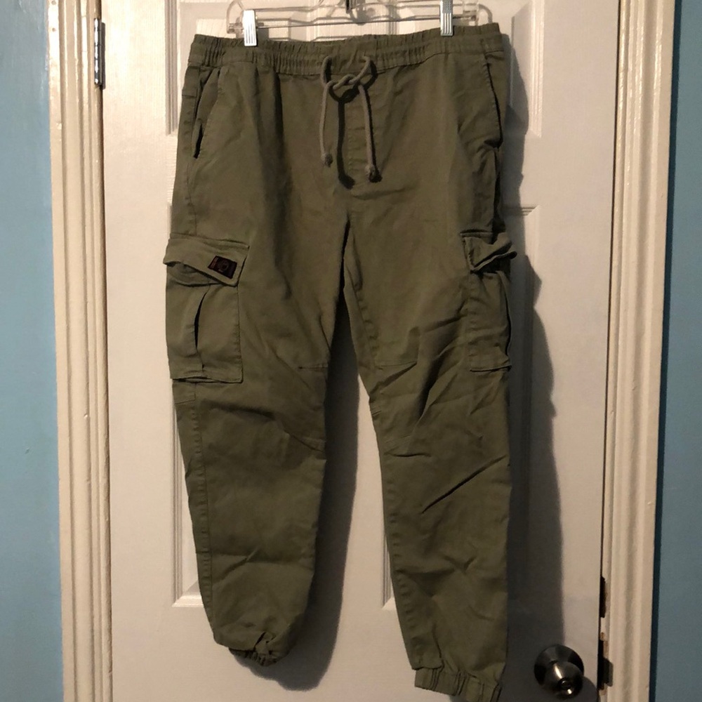Men's Olive Cargo Pants